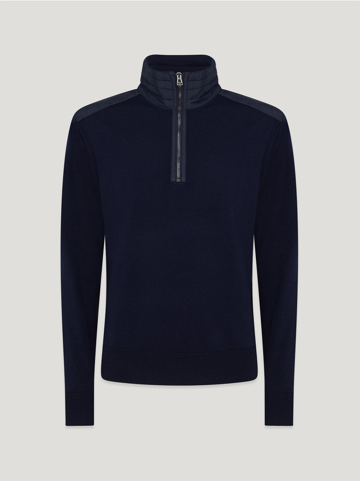 belstaff jersey con cremallera de un cuarto kilmington