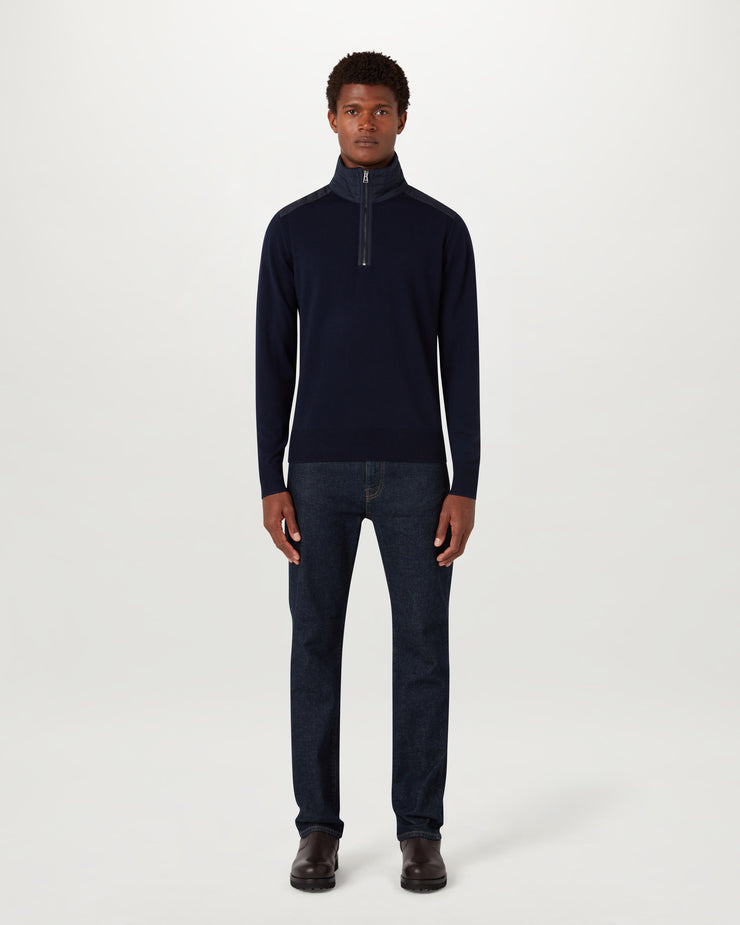 belstaff jersey con cremallera de un cuarto kilmington Última moda