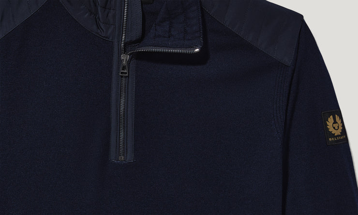 belstaff jersey con cremallera de un cuarto kilmington Última moda