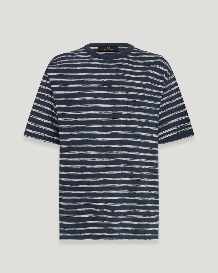 belstaff camiseta drum a rayas surfline