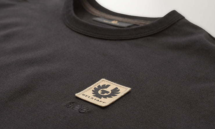 belstaff camiseta con parche centenary Rebajas de fábrica