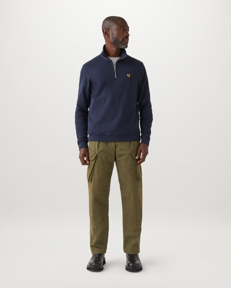 belstaff sudadera belstaff con cremallera de un cuarto Outlet online