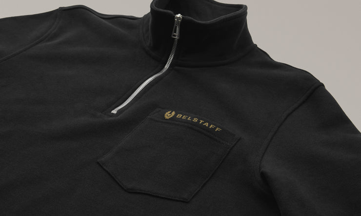 belstaff jersey con cremallera de un cuarto Venta caliente