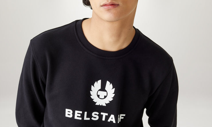 belstaff sudadera de cuello redondo belstaff signature Gran oferta