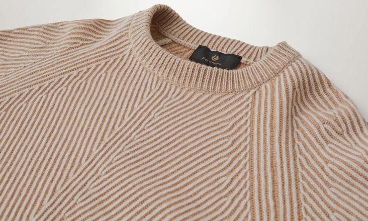 belstaff jersey de cuello redondo acanalado centenary Promoción trimestral