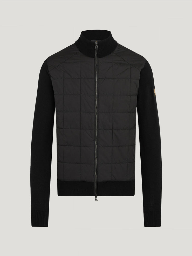 belstaff kelbrook zip cardigan