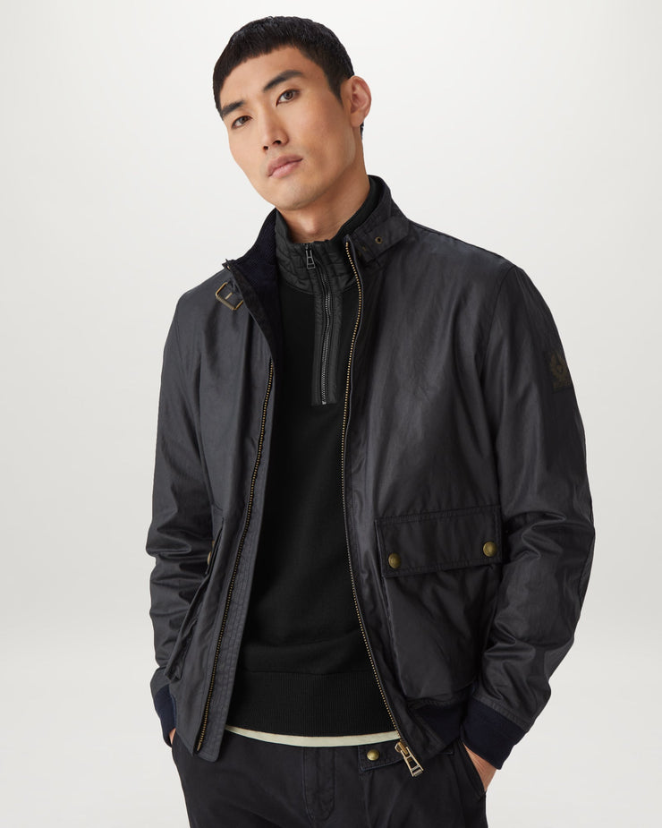 belstaff jersey con cremallera de un cuarto kilmington Grandes ahorros