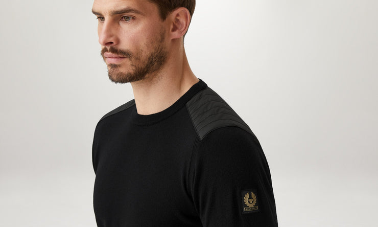belstaff jersey de cuello redondo kerrigan Devoluciones gratuitas
