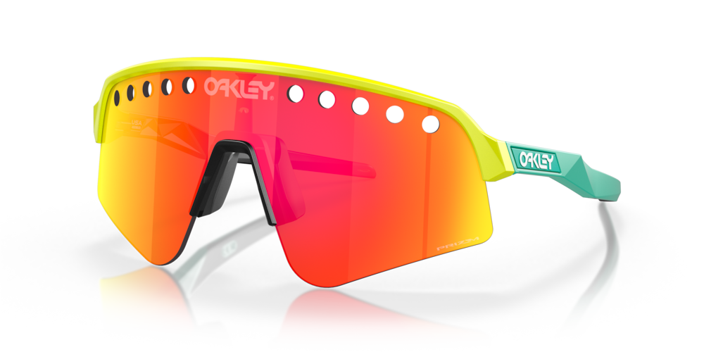 Oakley Gafas de sol Sutro Lite Sweep (Vented) en Prizm Ruby Tennis Ball Yellow Los más vendidos