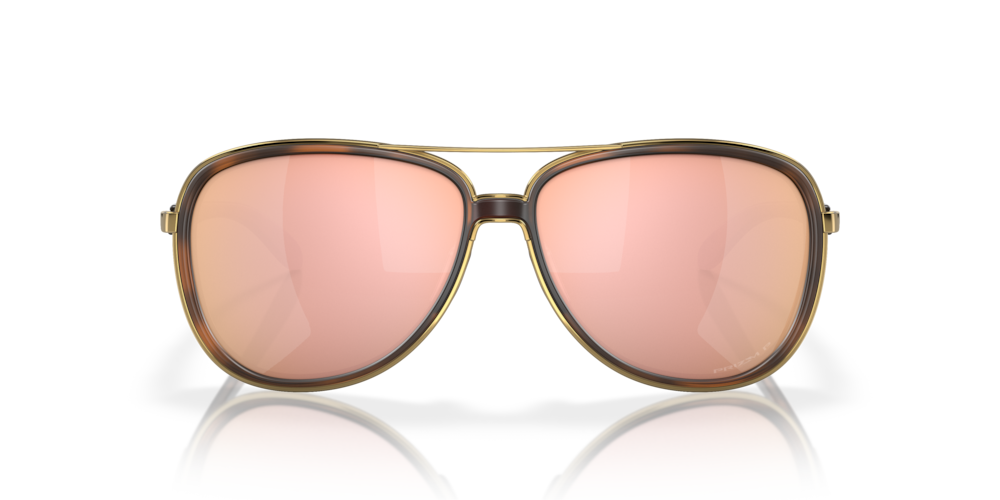 Oakley Gafas de sol Split Time en Prizm Rose Gold Polarized Brown Tortoise Liquidación