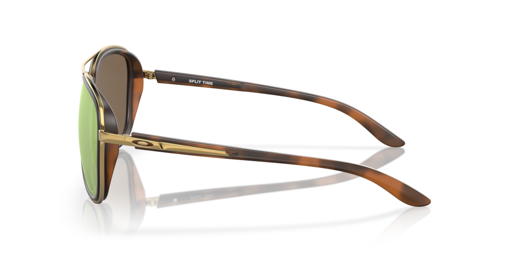 Oakley Gafas de sol Split Time en Prizm Rose Gold Polarized Brown Tortoise Liquidación