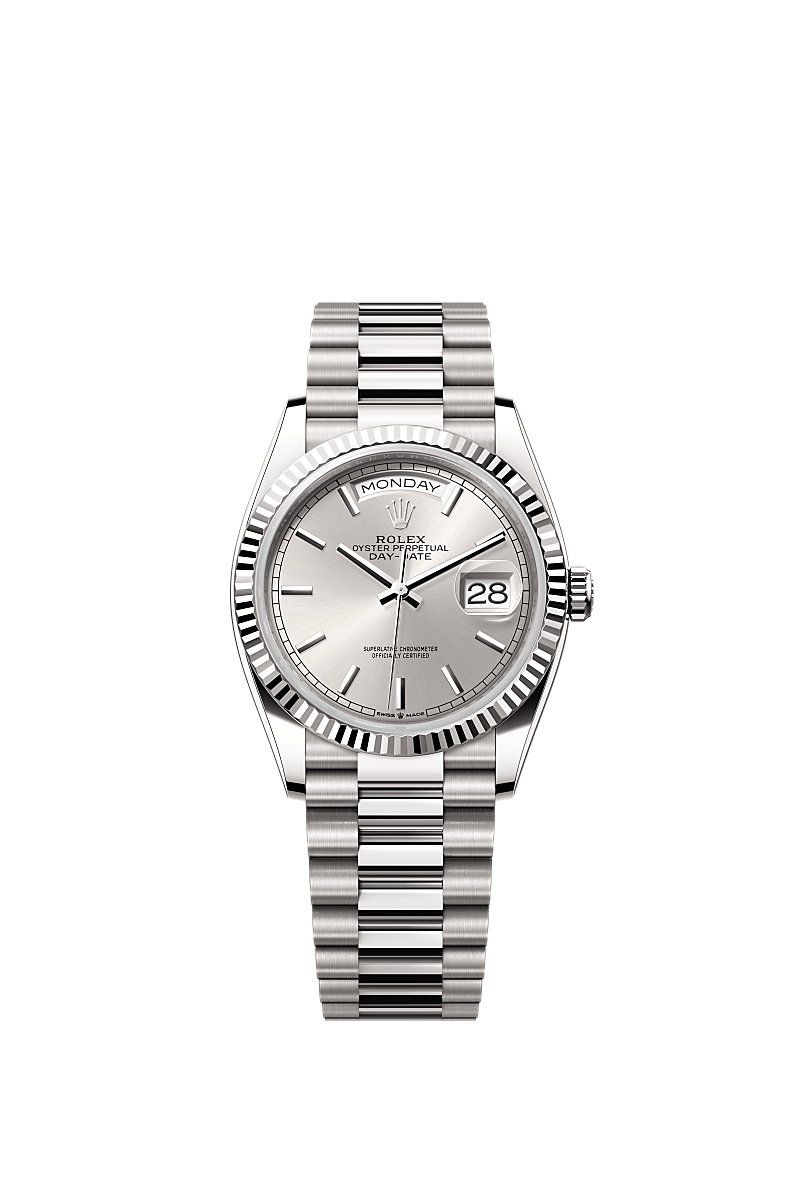 Rolex Reloj Rolex Day-Date 36: oro blanco de 18 quilates