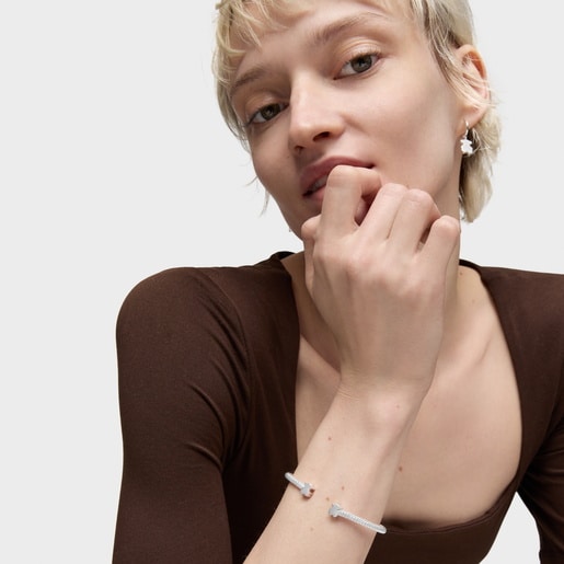 Tous Pulsera esclava de plata motivos oso 7 mm Icon Mesh Envío gratis