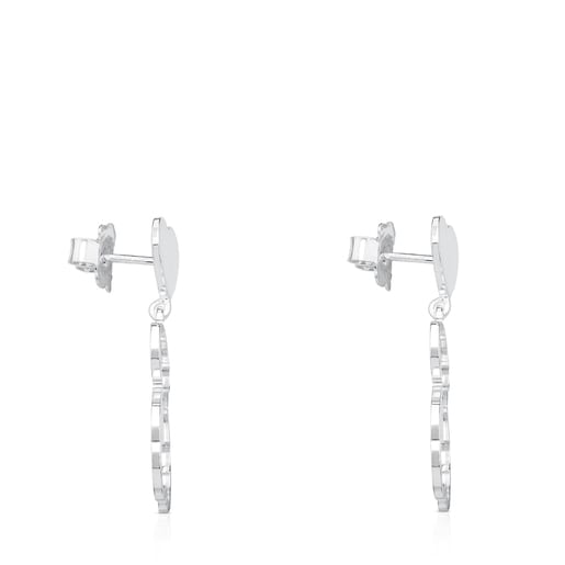 Tous Pendientes de plata New Silueta