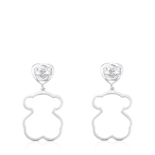 Tous Pendientes de plata New Silueta Oferta especial