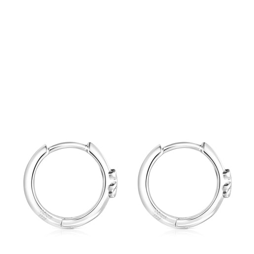 Tous Pendientes aro oso de plata TOUS Basics