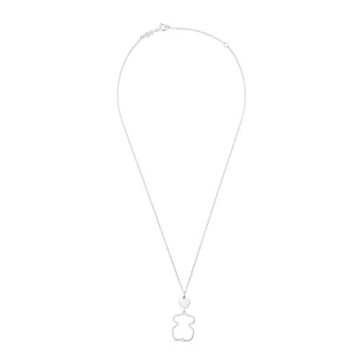 Tous Collar de plata motivo oso New Silueta