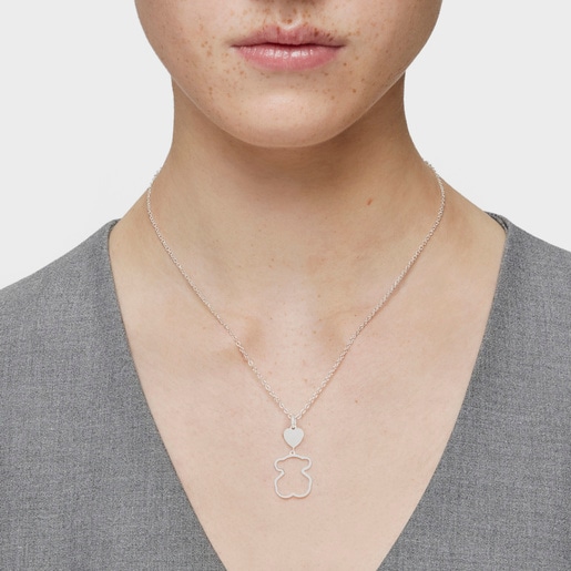 Tous Collar de plata motivo oso New Silueta Últimos 2 días