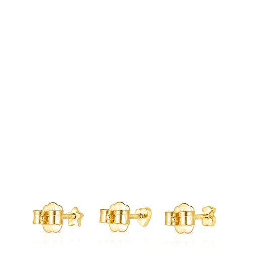 Tous Pack de Pendientes con baño de oro 18 kt sobre plata Cool Joy Solo queda un día