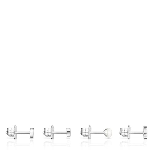 Tous Pack de Pendientes de plata y perlas Cool Joy