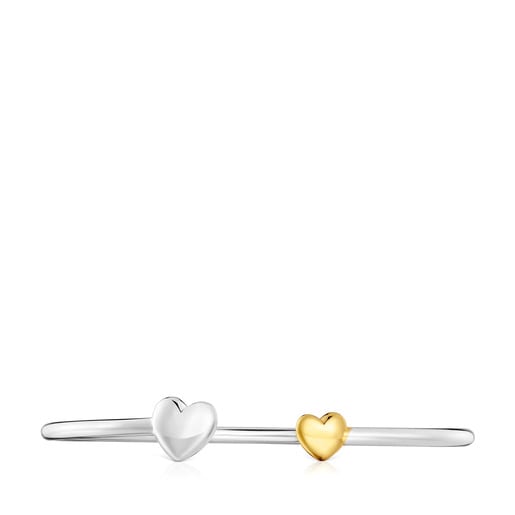 Tous Pulsera esclava corazón bicolor My Other Half Libre de impuestos