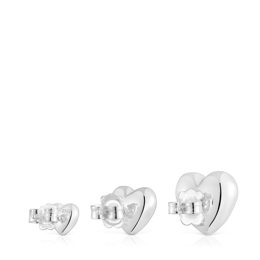 Tous Pack de pendientes de plata corazón Garden Of Love Descuentos del mes