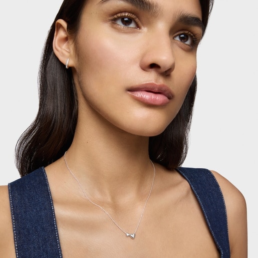 Tous Collar corto de plata motivos corazón Garden Of Love Oferta exclusiva