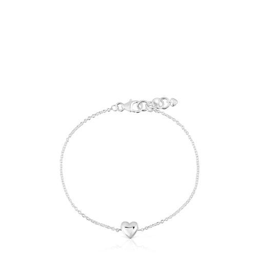 Tous Pulsera cadena de plata motivo corazón Garden Of Love