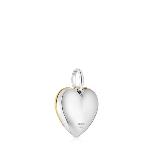 Tous Colgante doble corazón bicolor Medallions Los más vendidos