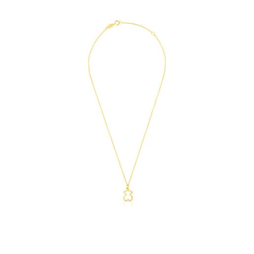 Tous Collar con baño de oro 18 kt sobre plata Galaxy