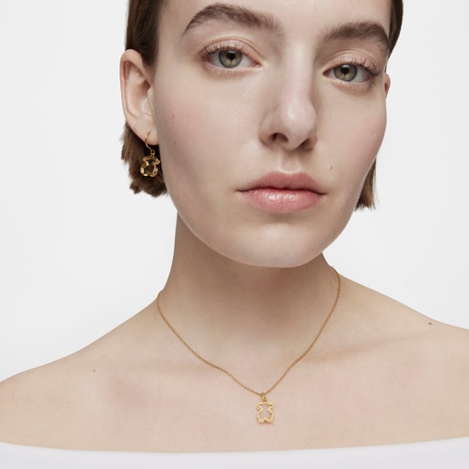 Tous Collar con baño de oro 18 kt sobre plata Galaxy Rebajas top