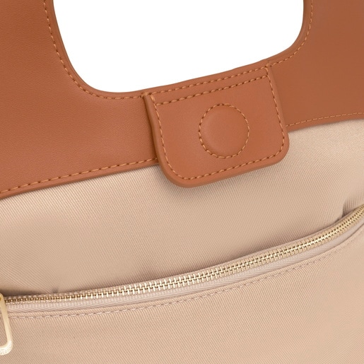Tous Capazo mediano camel TOUS Lirio Rafia Precios de Black Friday