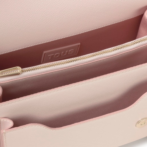 Tous Bandolera mediana Audree rosa claro TOUS Brenda Ofertas de temporada