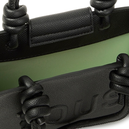 Tous Mini bolso horizontal negro TOUS La Rue New En oferta