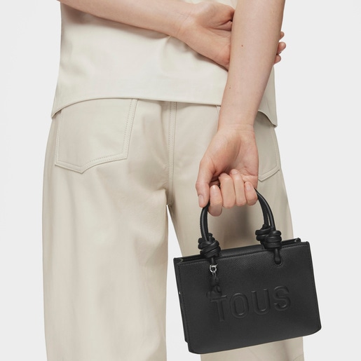 Tous Mini bolso horizontal negro TOUS La Rue New En oferta