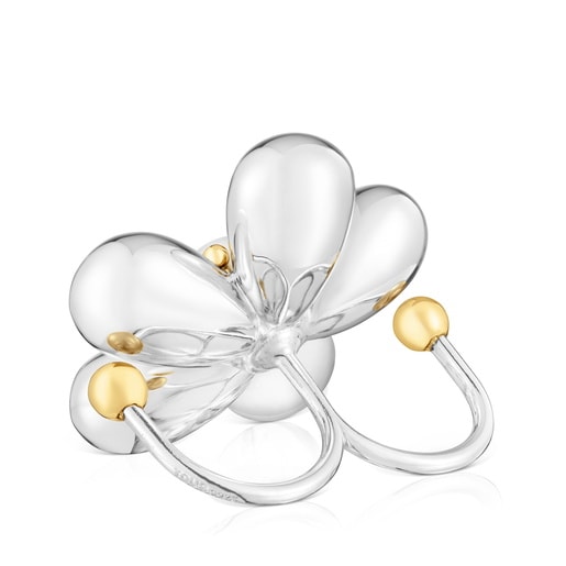 Tous Anillo doble bicolor y perla cultivada Daisy Promoción por tiempo limitado