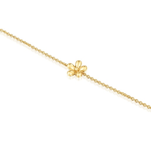 Tous Pulsera cadena con baño de oro de 18 kt sobre plata Daisy Oferta especial de fábrica