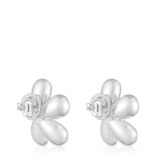 Tous Pendientes flor bicolor y perlas cultivadas 27 mm Daisy Solo queda un día
