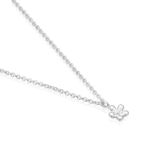 Tous Collar corto flor de plata Daisy Superdescuento