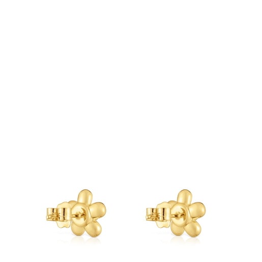 Tous Pendientes de oro y perlas cultivadas 10 mm Daisy Liquidación