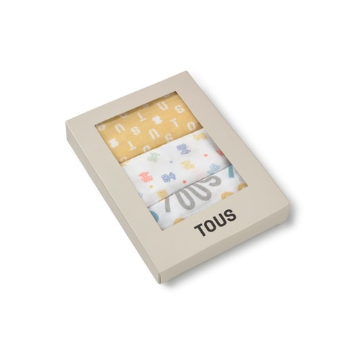 Tous Muselina pack de 3 MMuse multicolor Precios de Black Friday
