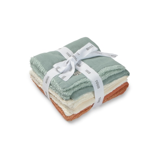 Tous Muselina pack de 3 con rizo Classic bruma Grandes ahorros