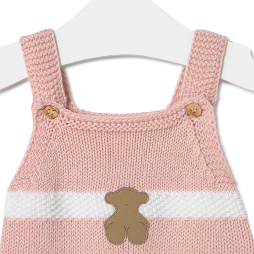Tous Ranita de punto de bebé Tricot a rayas rosa 2025