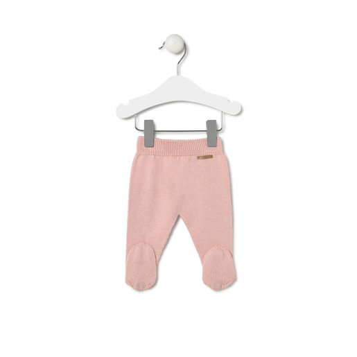 Tous Conjunto de punto de bebé Tricot a rayas rosa Rebajas