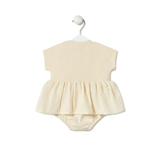 Tous Body con falda de bebé Classic crudo
