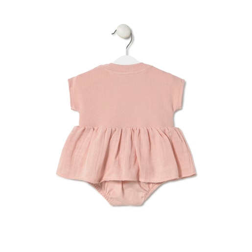 Tous Body con falda de bebé Classic rosa