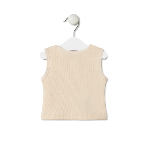 Tous Camiseta sin mangas de bebé Classic crudo