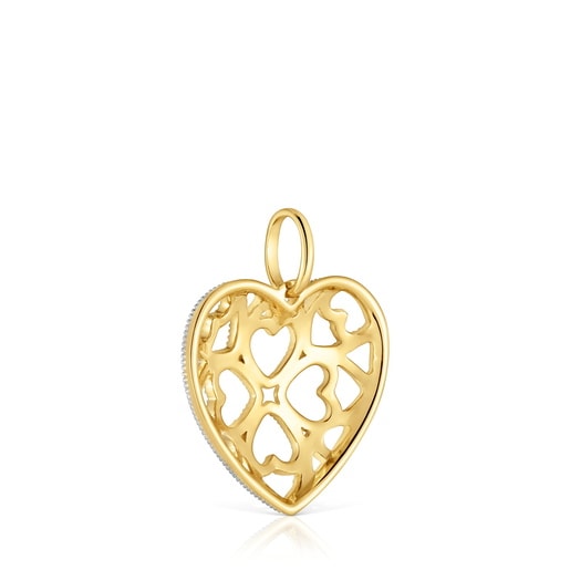 Tous Colgante corazón bicolor Medallions Rebajas top