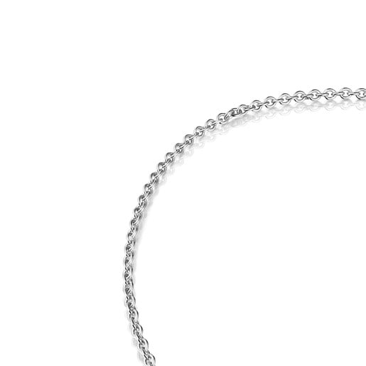 Tous Gargantilla de plata de anilla pequeña 42 cm. Hold
