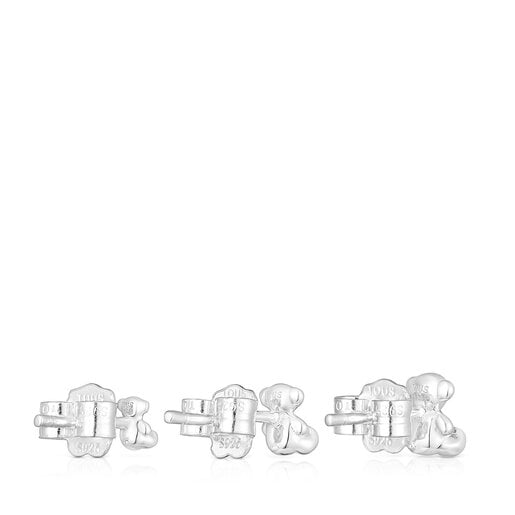 Tous Pack de pendientes de plata oso Bold Bear En oferta